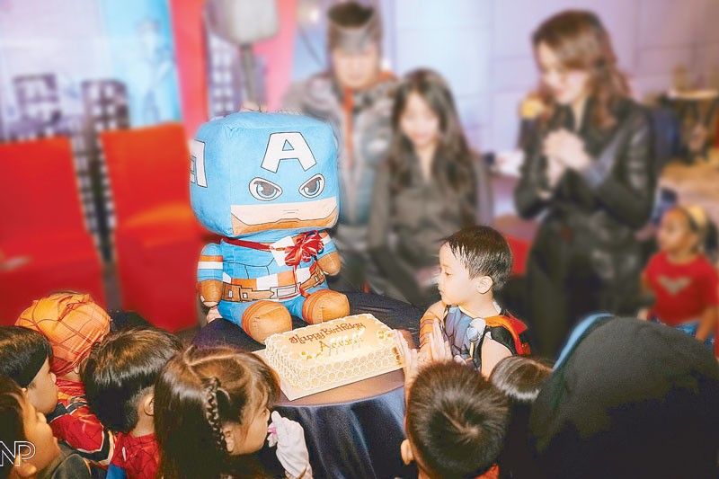 Amos' 5TH birthday soars with superhero spectacle