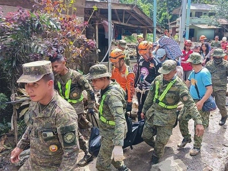 Rescuers use bare hands to search for landslide survivors in Davao de Oro