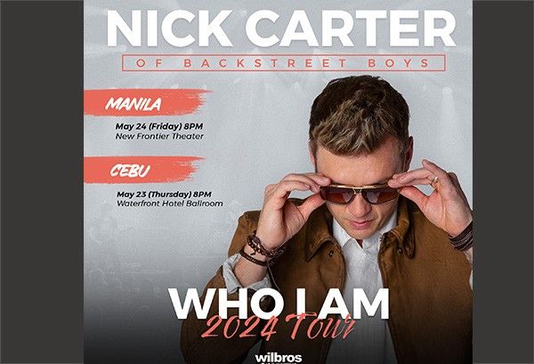 Backstreet Boys' Nick Carter to perform solo in Manila, Cebu for world tour thumbnail