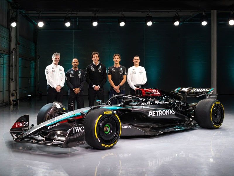 'Emotional' Hamilton unveils Mercedes 2024 car