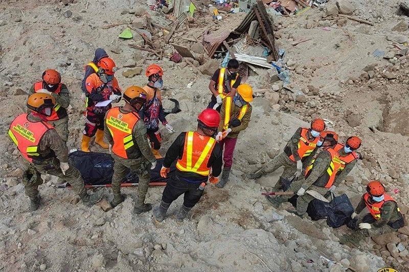 92 na patay sa landslide sa Davao de Oro