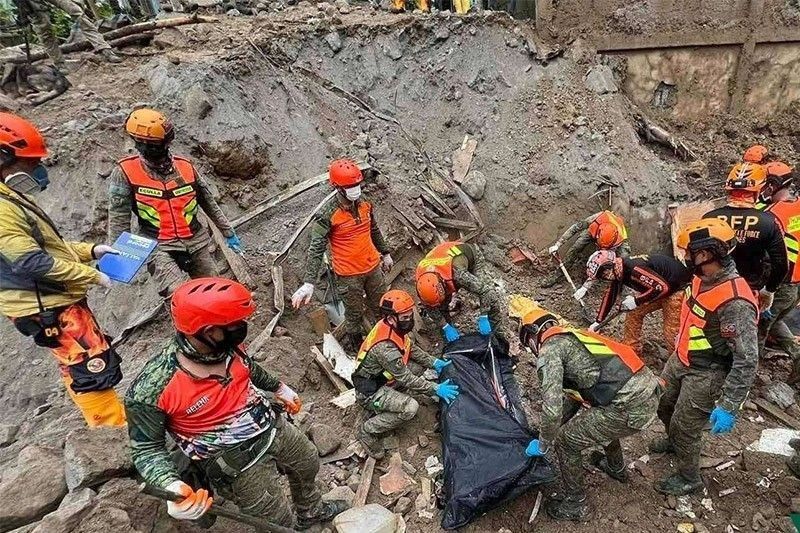 Death toll sa Davao de Oro landslide, pumalo na sa 96