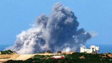 A picture taken from a position in southern Israel on February 16, 2024 shows smoke billowing following Israeli bombardment on the Gaza Strip, amid ongoing battles between Israel and the Palestinian militant group Hamas.