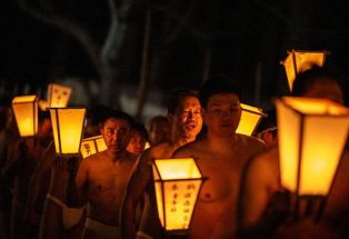 Japan's 'naked men' festival succumbs to population aging