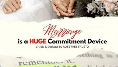 Marriage is a huge commitment device