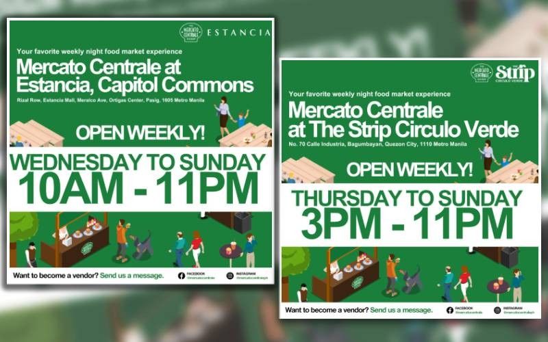 A new night market in town! Mercato Centrale opens in Estancia and The Strip Circulo Verde