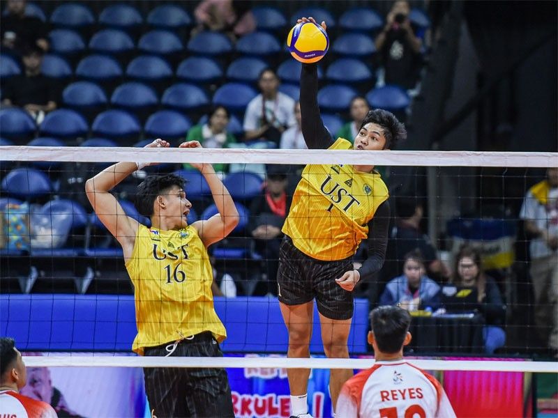 UAAP menâ��s volleyball: UST storms back in 3rd set to complete sweep vs UE