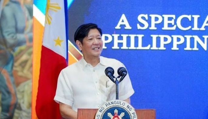 Presiden Marcos telah mengucapkan selamat kepada Presiden Indonesia yang baru