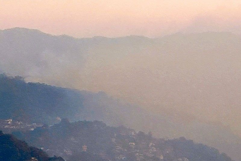 Baguio, Benguet forest fires: Smog alert up