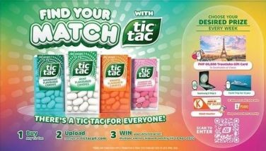 A romantic trip abroad? A new phone? Tic Tac&rsquo;s new promo allows winners to personalize their grand prize!