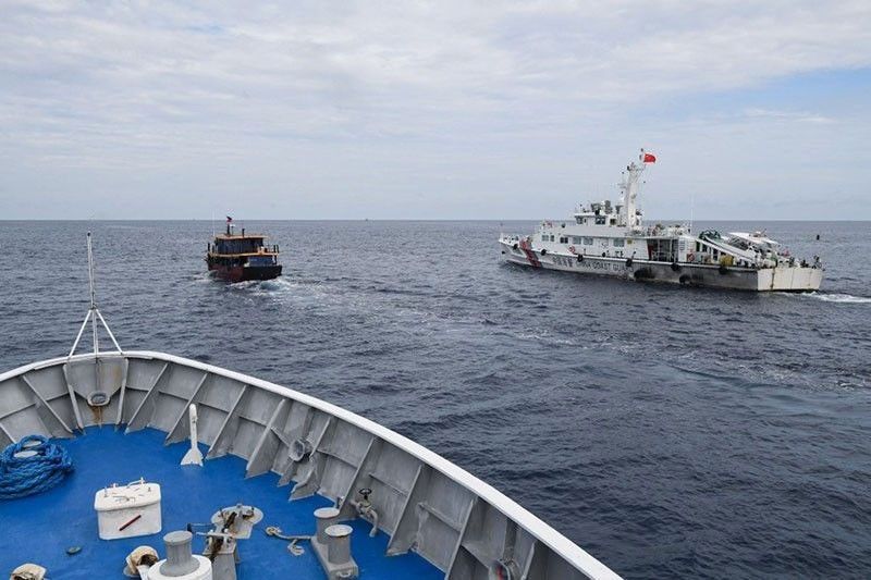 Chinese militia blocks Philippine vessel anew