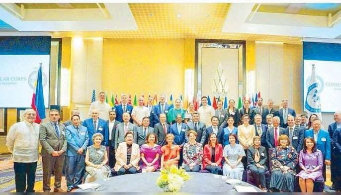 Senate President, First Lady headline Consular Corps meeting