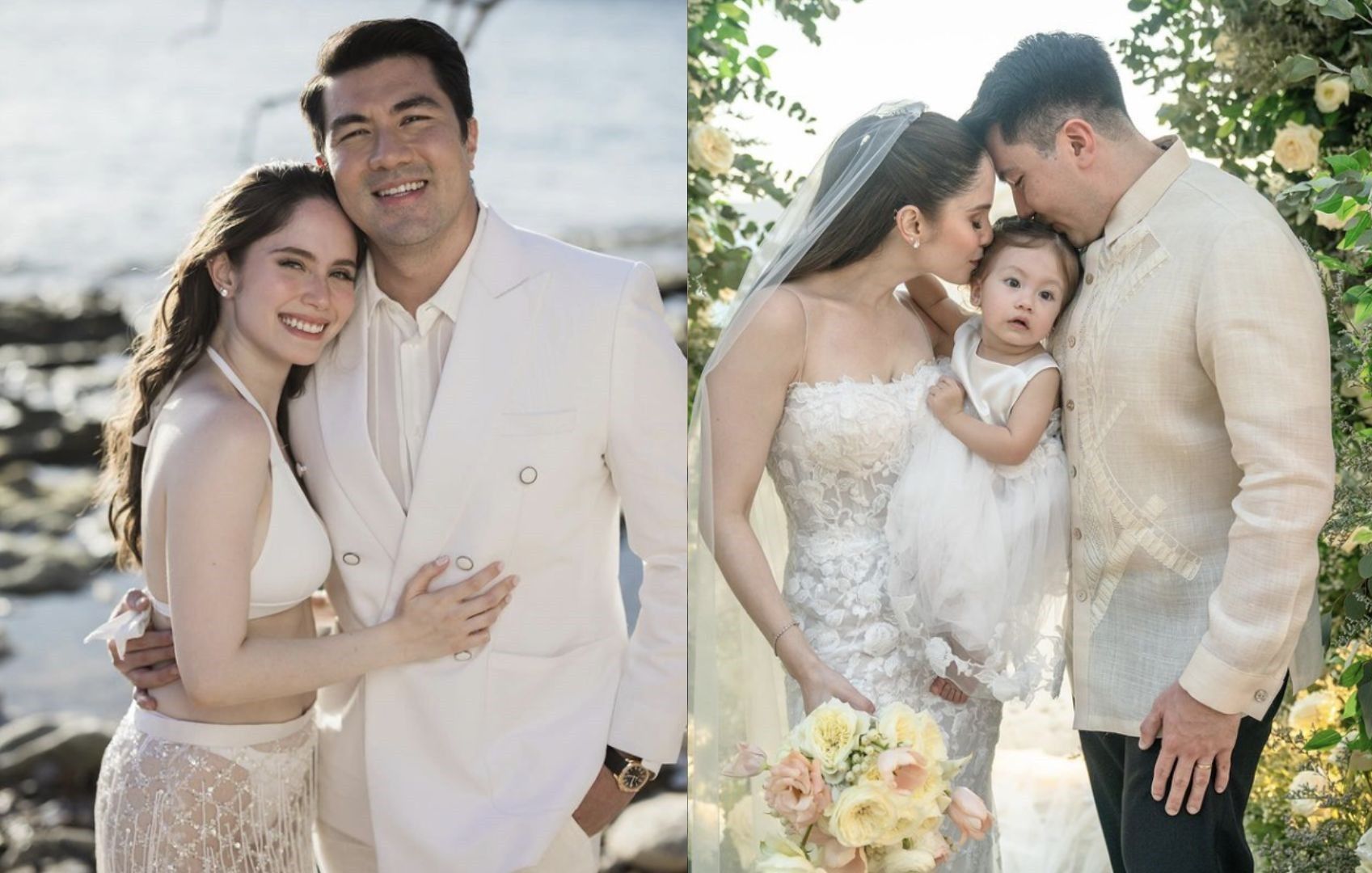 Jessy Mendiola wore 7 bridal outfits at Palawan church wedding with Luis Manzano