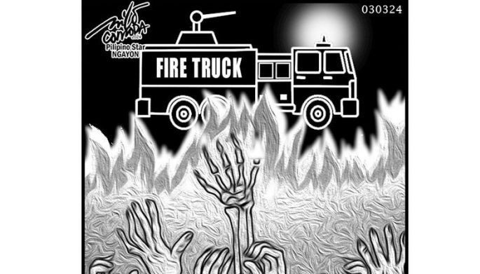 EDITORYAL - Maraming bayan walang fire trucks