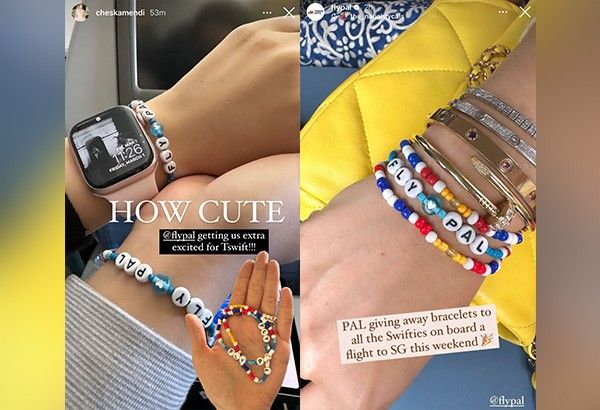 Airline surprises Taylor Swift fans with friendship bracelets on Singapore flight