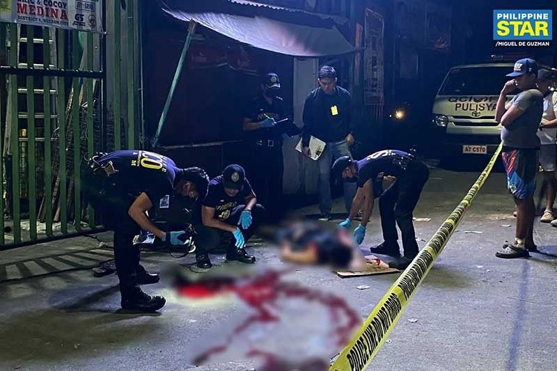 Drug pusher binoga sa ulo ng tandem