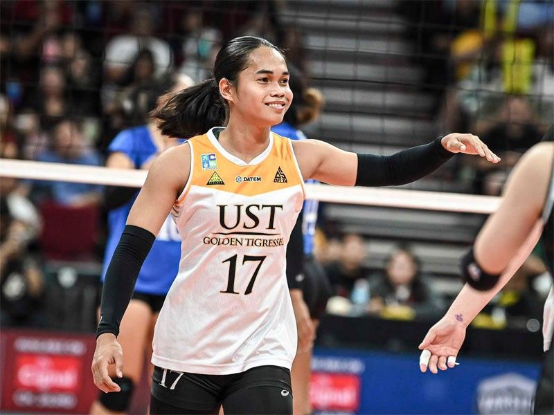 Amid hot stretch, UST ace rookie Poyos keeps eyes on the prize