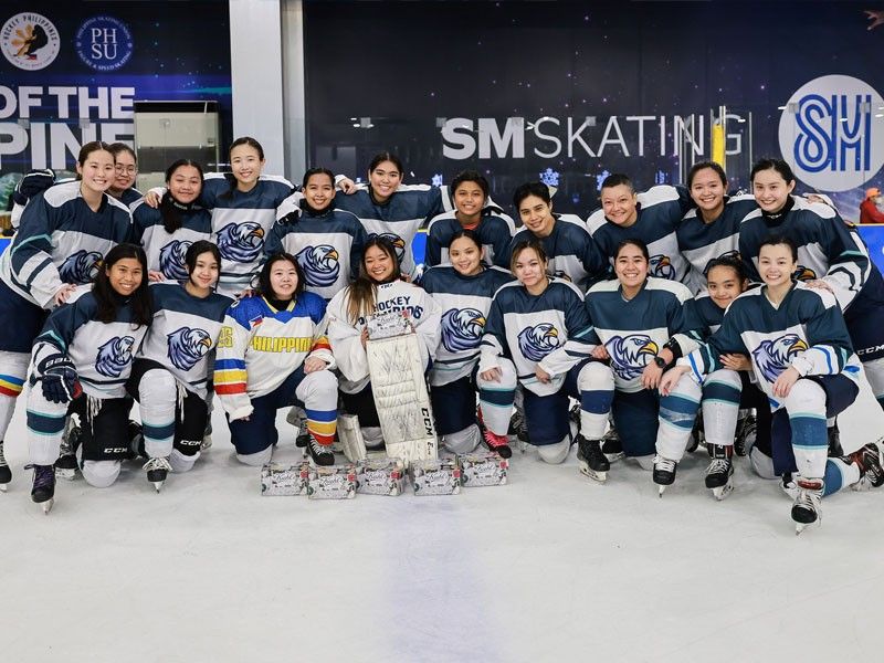 Halted by the pandemic, Philippine womenâ��s ice hockey team plunges back to action
