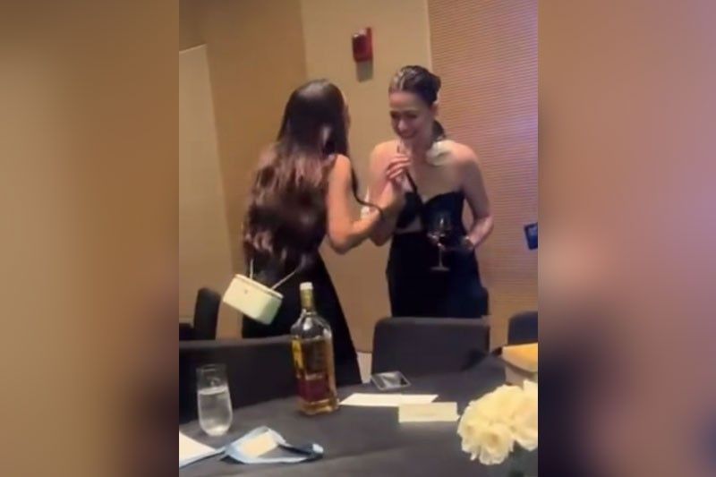 Bea Alonzo, Julia Barretto reconcile at Johnny Manahanâ��s birthday party