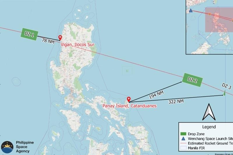 China's rocket debris likely off Ilocos Sur, Catanduanes coasts, says PhilSA