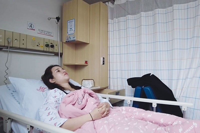 Kristel Fulgar pinatanggal sa korea ang tumor sa leg!