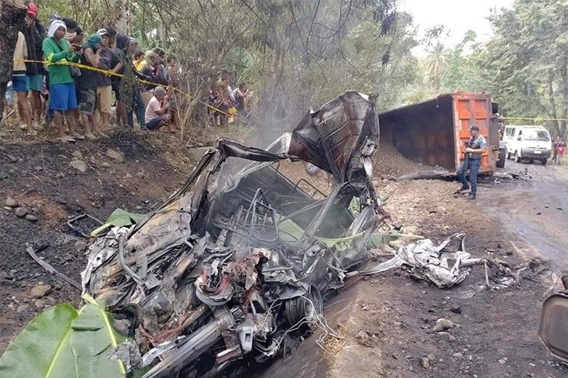 13 burned to death in Cotabato highway mishap