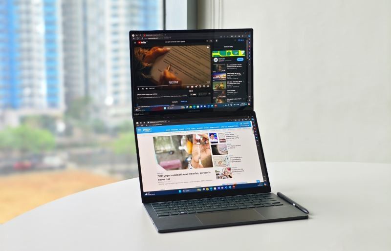 New era of stylish productivity: This dual-screen ASUS Zenbook lets you âduoâ more