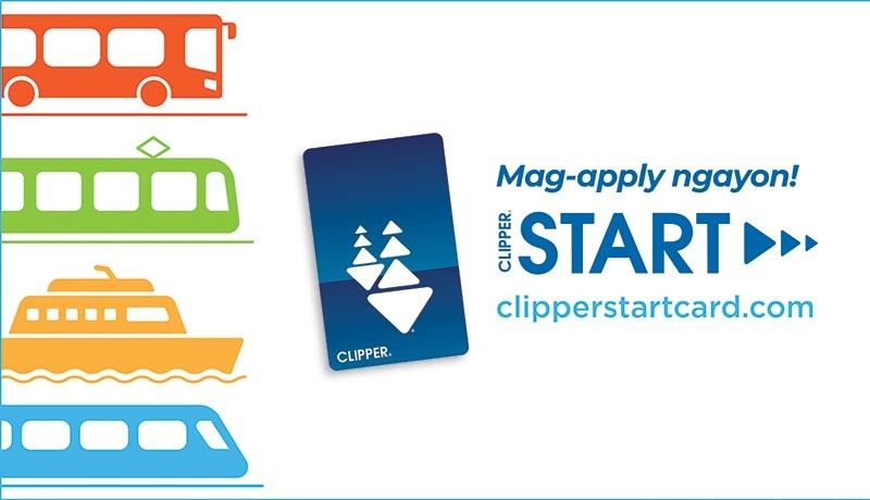 Get 50% off transit with Clipper START