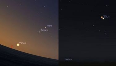 4 planets aligning on April 4, how to see &mdash; PAGASA