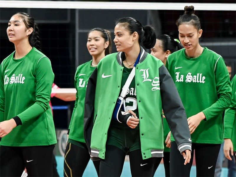 La Salle's Canino comes to UAAP game day with right arm injury