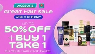 Get gorgeous hair for less: Enjoy up to 50% off + buy 1 get 1 free at Watsons hair sale
