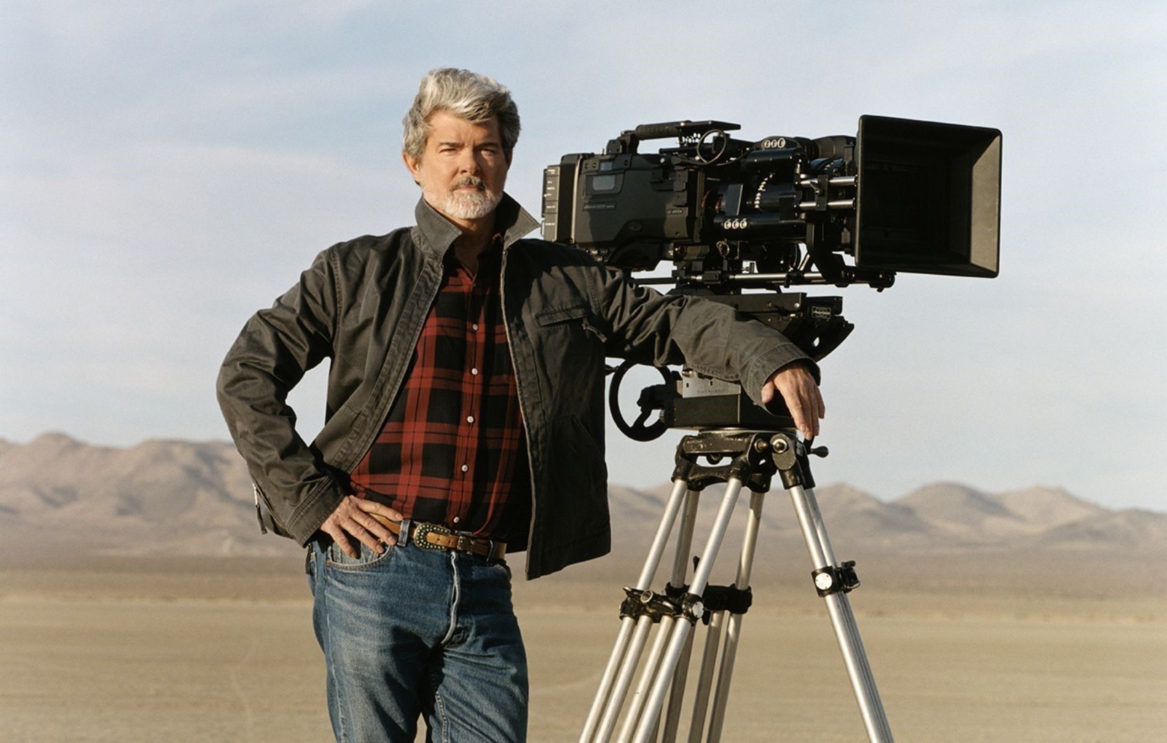 George Lucas receiving Honorary Palme d'Or at Cannes Film Festival