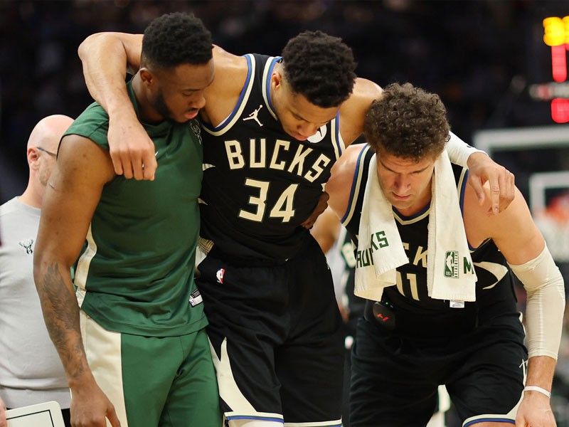 Injured Giannis to miss rest of regular season for Bucks