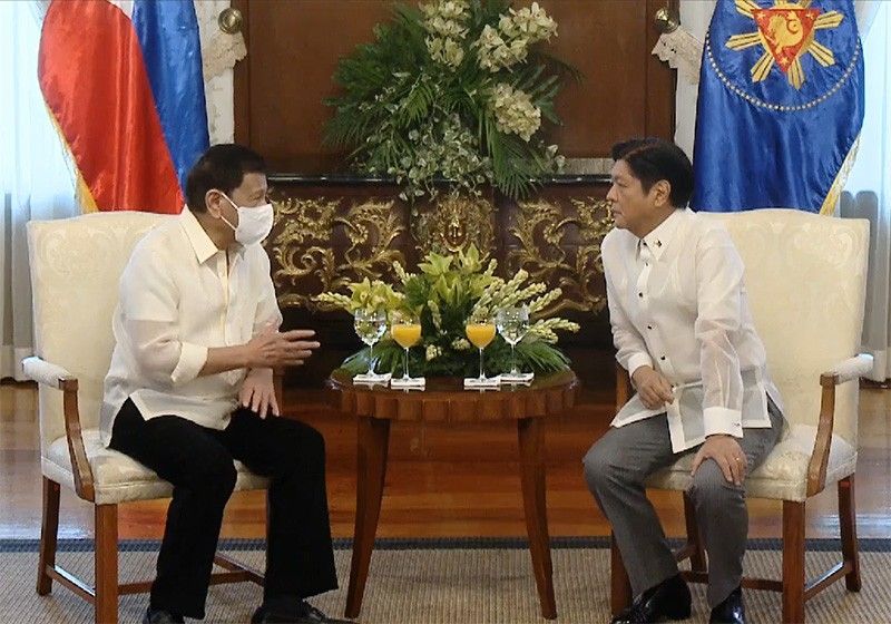 Marcos: Ex-president Duterte not a political rival