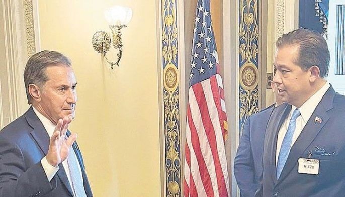 議長はバリカタンの拡大を求め、米国の援助拡大を訴える
