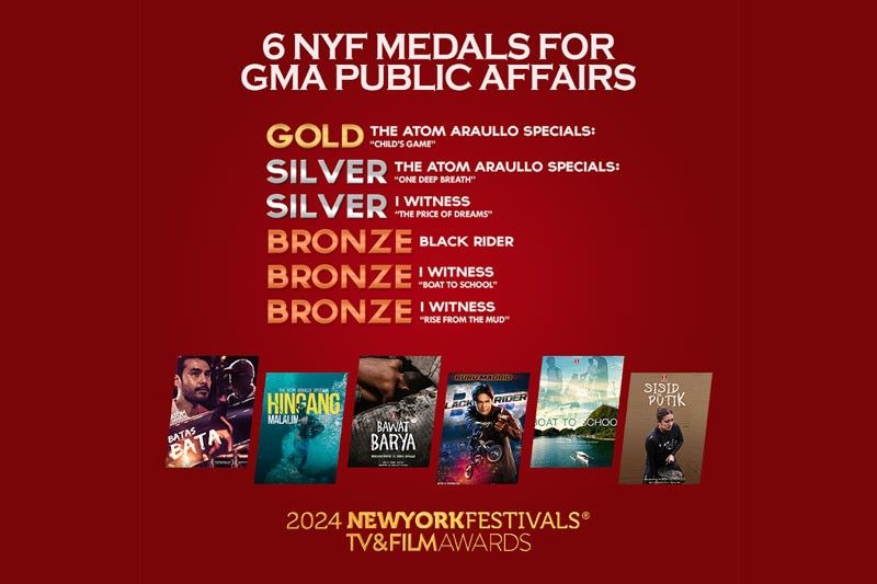 GMA Network, muling humakot ng panalo sa NYF TV & Film Awards