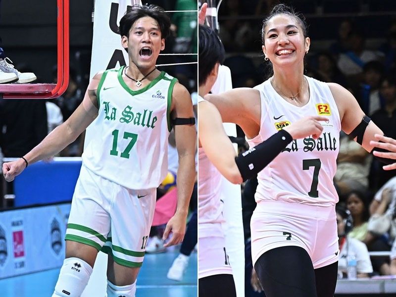 La Salle's Laput, Maglinao gain UAAP volleyball Player of the Week honors