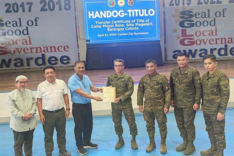 Army gets 5-hectare land for new Basilan camp