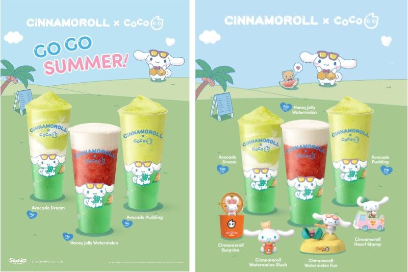 It's a cute and cool summer with Cinnamoroll and CoCo