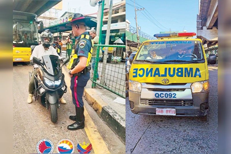 EDSA busway violation: Cop, ambulance driver fined
