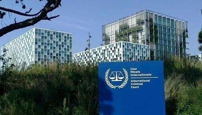 Building of the International Criminal Court in The Hague, Netherlands. 