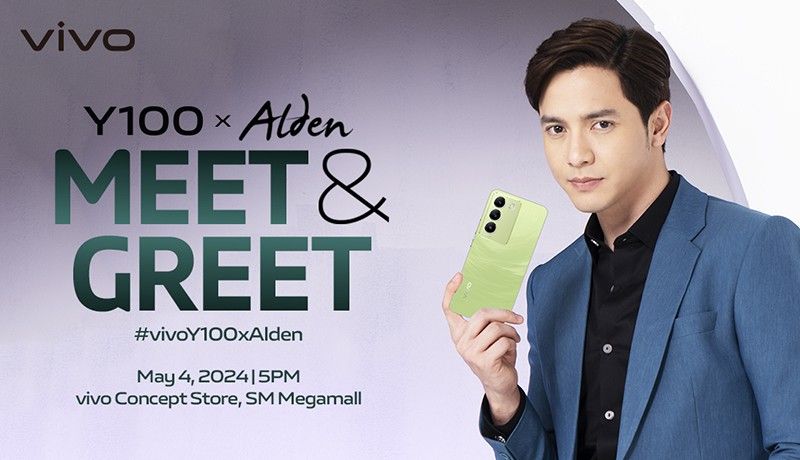 Get vivo Y100 for a chance to meet Alden Richards on May 4