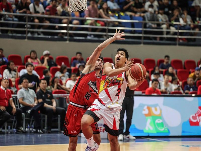 Beermen flatten Bossing, near elims sweep