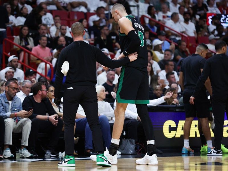Celtics center Porzingis to miss Game 5 vs Heat
