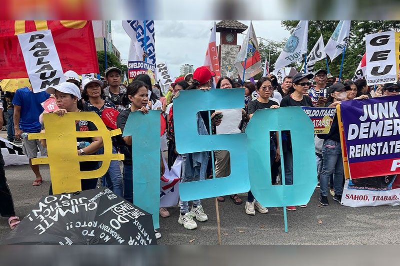 Workersâ�� Labor Day call: P150 wage hike pushed