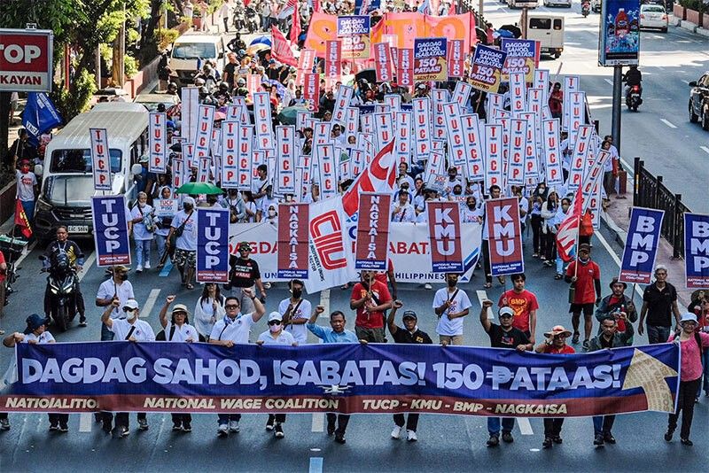 Worker's groups nakulangan sa utos na 'wage review' ni Marcos Jr.