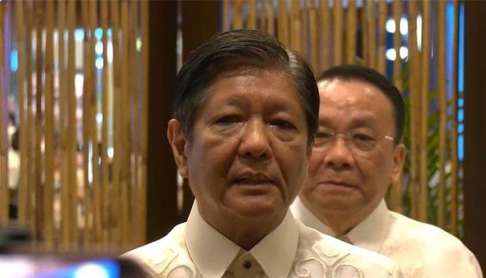 Photo shows President Ferdinand Marcos Jr. during the interview on the sidelines of the Government-Owned or -Controlled Corporations (GOCCs) Day in Pasay City on May 6, 2024.