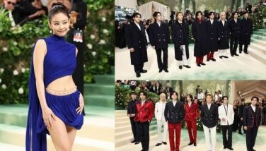 Korean stars Jennie Kim of Blackpink and Stray Kids at the 2024 Met Gala