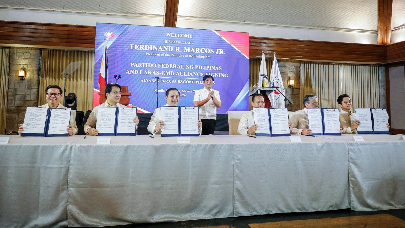 Marcos' Partido Federal teams up with Romualdez's Lakas-CMD ahead of 2025 polls