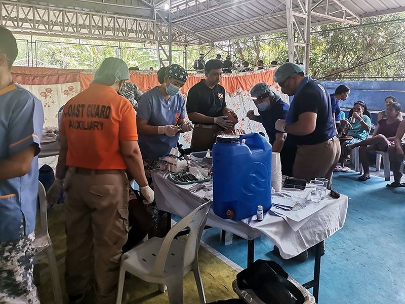 Talim Island residents receive medical, dental aid